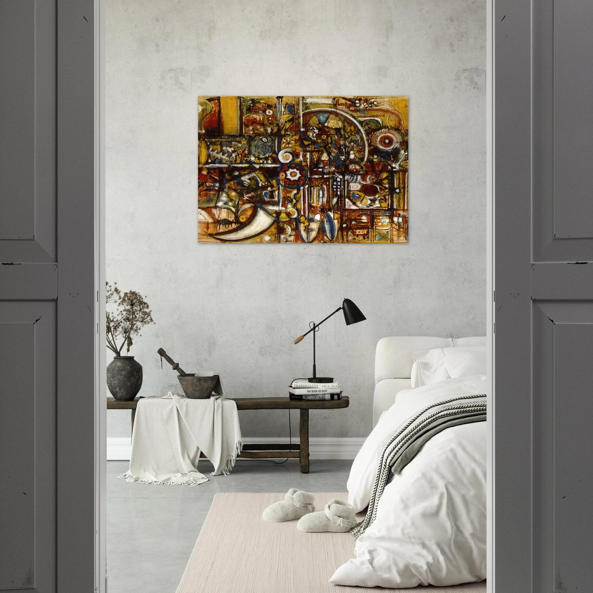 Opaque Harmony - Richard Pousette-Dart Brushed Aluminum Print - 70x100 cm / 28x40 inches | Richard Pousette-Dart Aluminum Print | Richard Pousette-Dart Prints