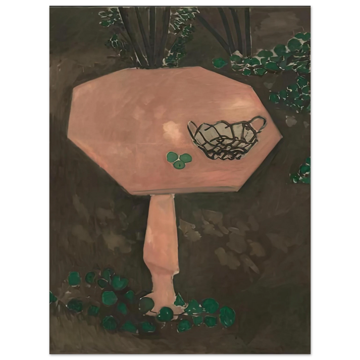 Henri Matisse - THE ROSE MARBLE TABLE 1917  75x100 cm / 30x40inches Fine Art Poster