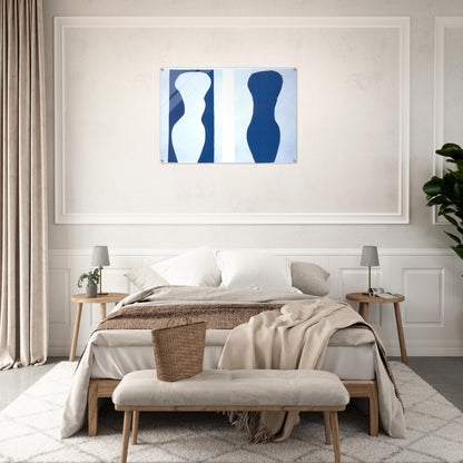 WHITE TORSO AND BLUE TORSO 1944 - Henri Matisse Acrylic Print - 70x100 cm / 28x40″ inches