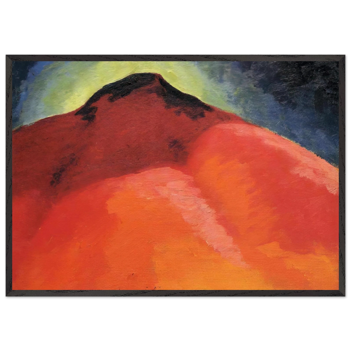 Special - Georgia OKeeffe 70x100 cm / 28x40 inches Framed Art Print – Black Wooden Frame