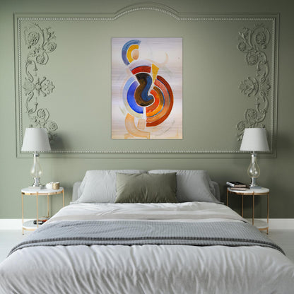 UTITLED - Sonia Delaunay Brushed Aluminum Print - 70x100 cm / 28x40 inches | Sonia Delaunay Aluminum Print | Sonia Delaunay Prints