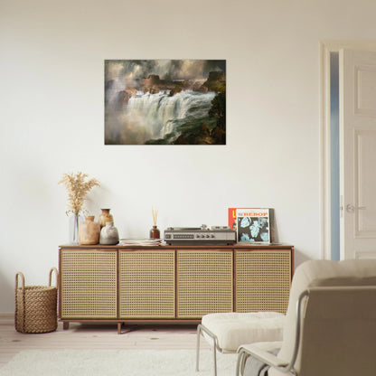 Shenandoah River - Thomas Moran Brushed Aluminum Print - 70x100 cm / 28x40 inches | Thomas Moran Aluminum Print | Thomas Moran Prints
