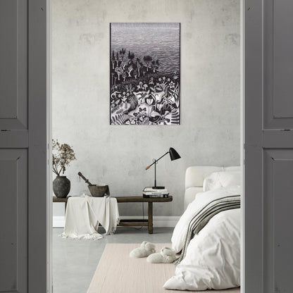 THE 3RD DAY OF THE CREATION - MC Escher Brushed Aluminum Print - 70x100 cm / 28x40 inches | MC Escher Aluminum Print | MC Escher Prints