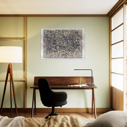 Long Letter 1 - 2009 - Brice Marden Brushed Aluminum Print - 70x100 cm / 28x40 inches | Brice Marden Aluminum Print | Brice Marden Prints