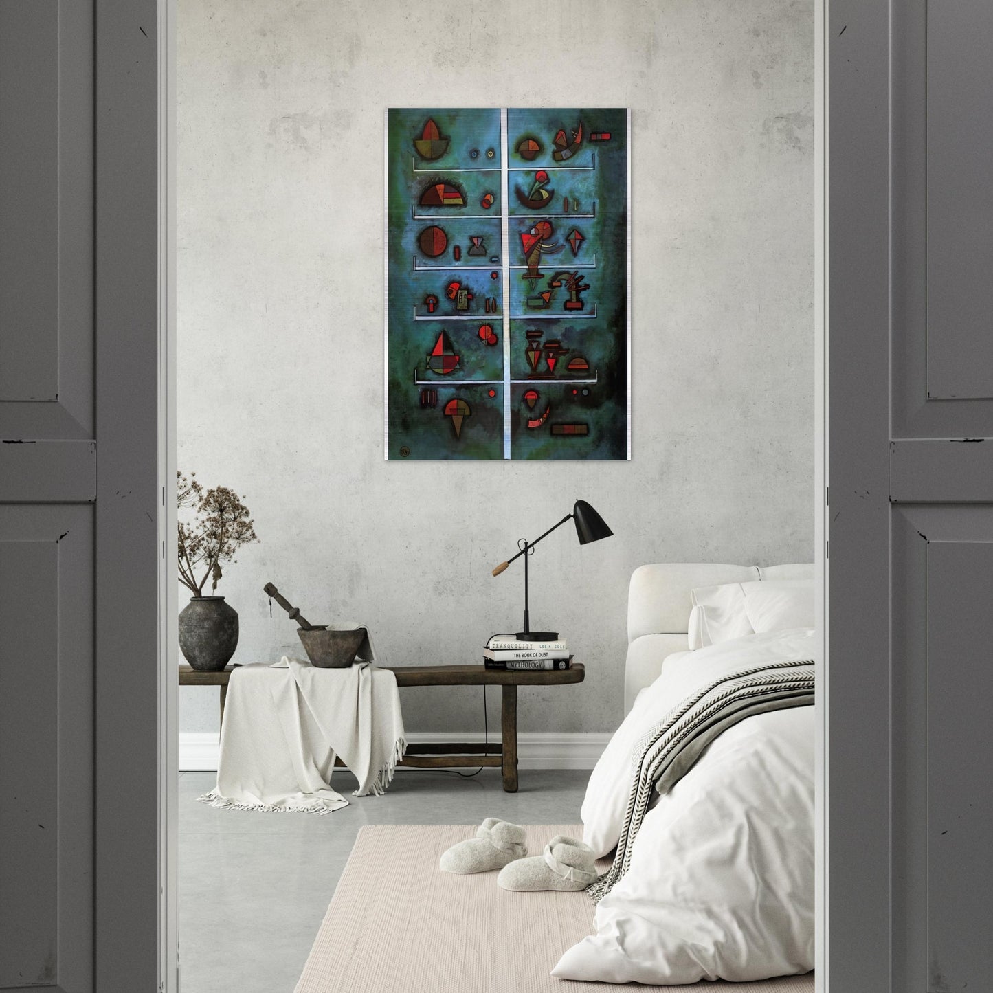 STOREYS 1929 - Wassily Kandinsky Brushed Aluminum Print - 70x100 cm / 28x40 inches | Wassily Kandinsky Aluminum Print | Wassily Kandinsky Prints