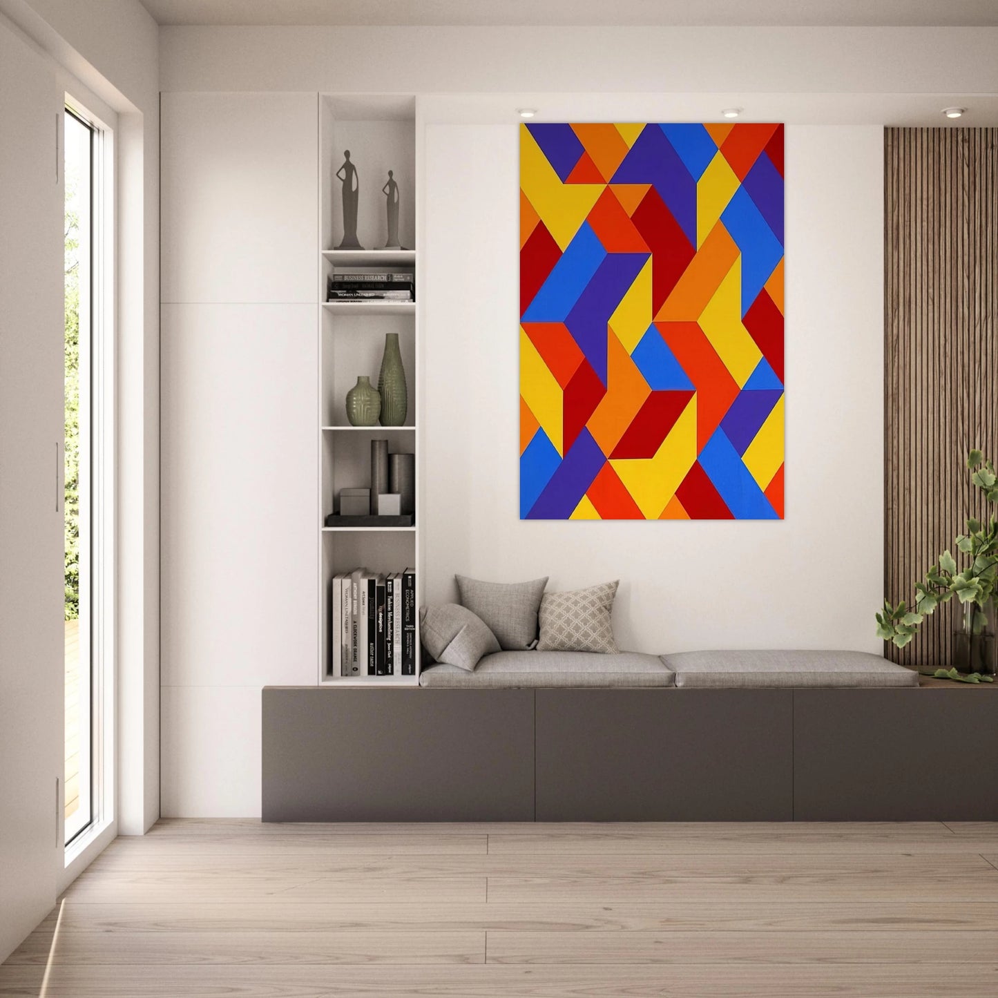 #3 - 1969 - Karl Benjamin Art Prints - 100x150 cm / 40x60″ inches | Karl Benjamin Poster | Karl Benjamin Prints