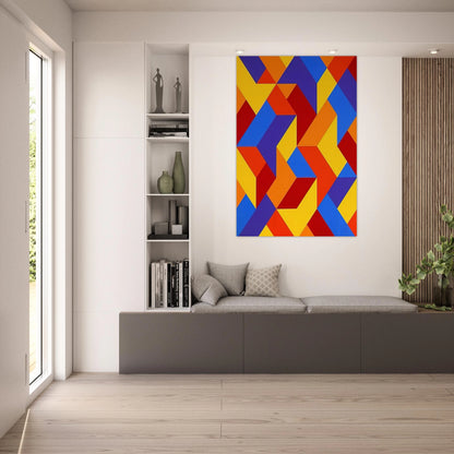 #3 - 1969 - Karl Benjamin Art Prints - 100x150 cm / 40x60″ inches | Karl Benjamin Poster | Karl Benjamin Prints