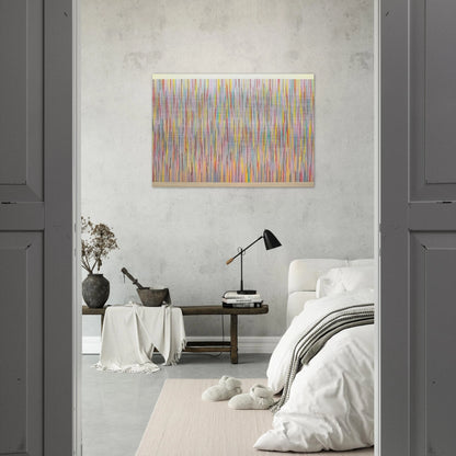 Fox Gate - 1982 - Gene Davis Brushed Aluminum Print - 70x100 cm / 28x40 inches | Gene Davis Aluminum Print | Gene Davis Prints