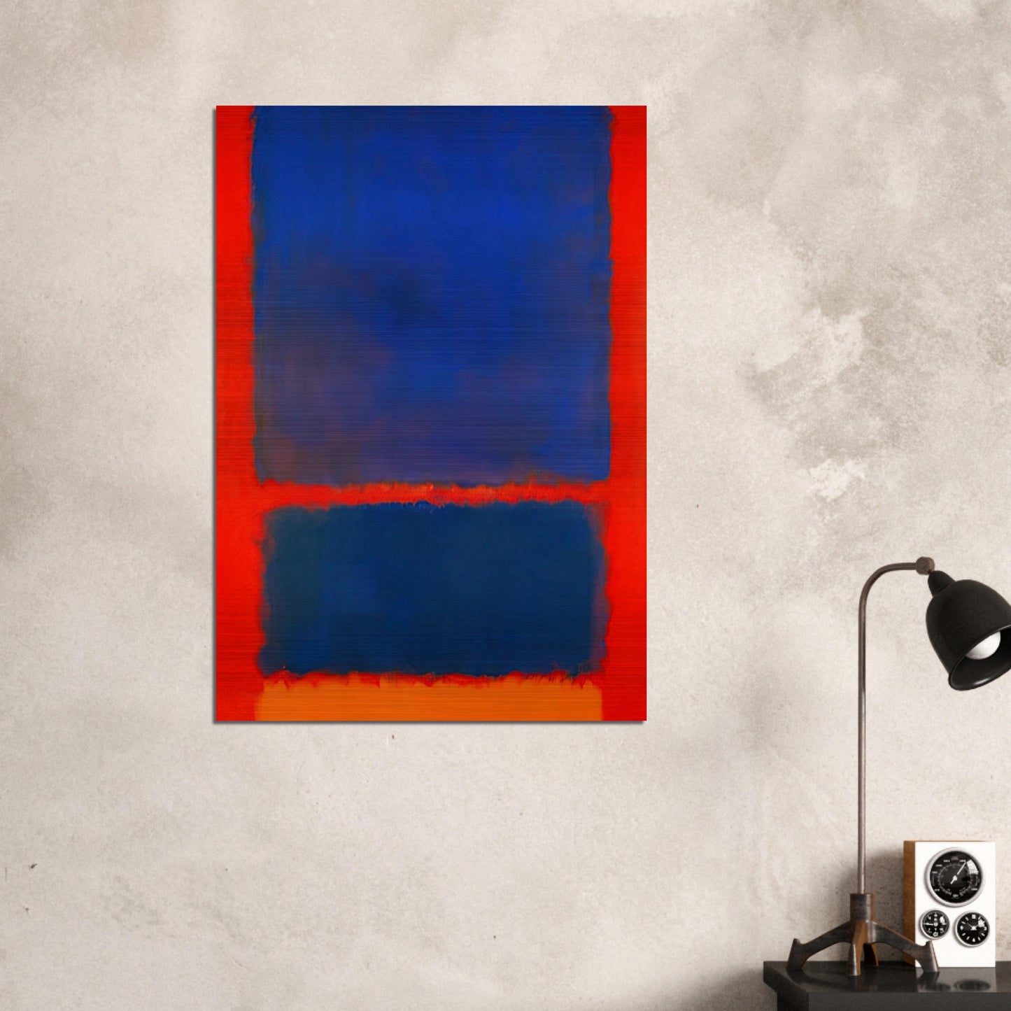 Blue, Orange, Red - 1961 - Mark Rothko Brushed Aluminum Print - 70x100 cm / 28x40 inches | Mark Rothko Aluminum Print | Mark Rothko Prints