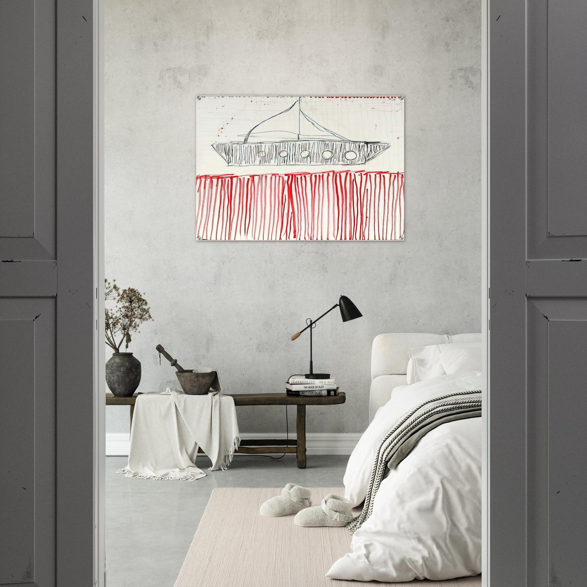 BE CALME OCTOBER 1ST 31ST 2004 0 - Louise Bourgeois Acrylic Print - 70x100 cm / 28x40″ inches | Louise Bourgeois Wall Art | Louise Bourgeois Prints