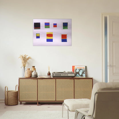 Tablet #153 - Ellsworth Kelly Brushed Aluminum Print - 70x100 cm / 28x40 inches | Ellsworth Kelly Aluminum Print | Ellsworth Kelly Prints