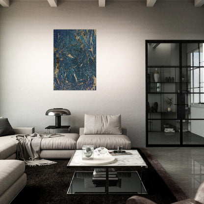 ³M.C.2² Mariale - 1962 - Simon Hantai Brushed Aluminum Print - 70x100 cm / 28x40 inches | Simon Hantai Aluminum Print | Simon Hantai Prints