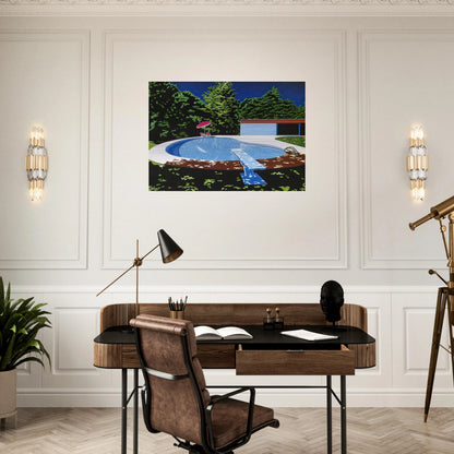 NIAGARA 07SH 944 - Hiroshi Nagai Brushed Aluminum Print - 70x100 cm / 28x40 inches | Hiroshi Nagai Aluminum Print | Hiroshi Nagai Prints