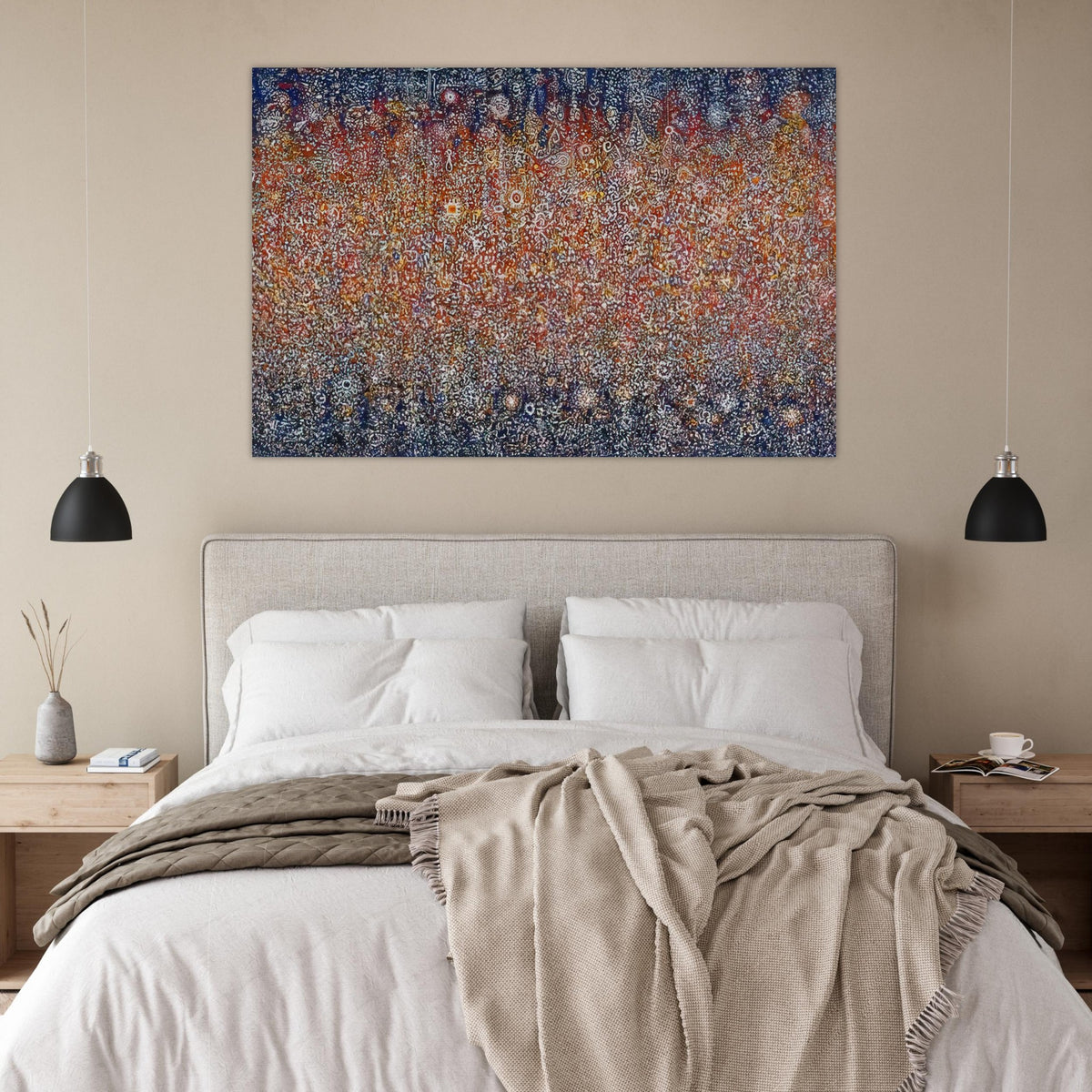 Celebration, Birth - 1976 - Richard Pousette-Dart Art Prints - 100x150 cm / 40x60″ inches | Richard Pousette-Dart Poster | Richard Pousette-Dart Prints