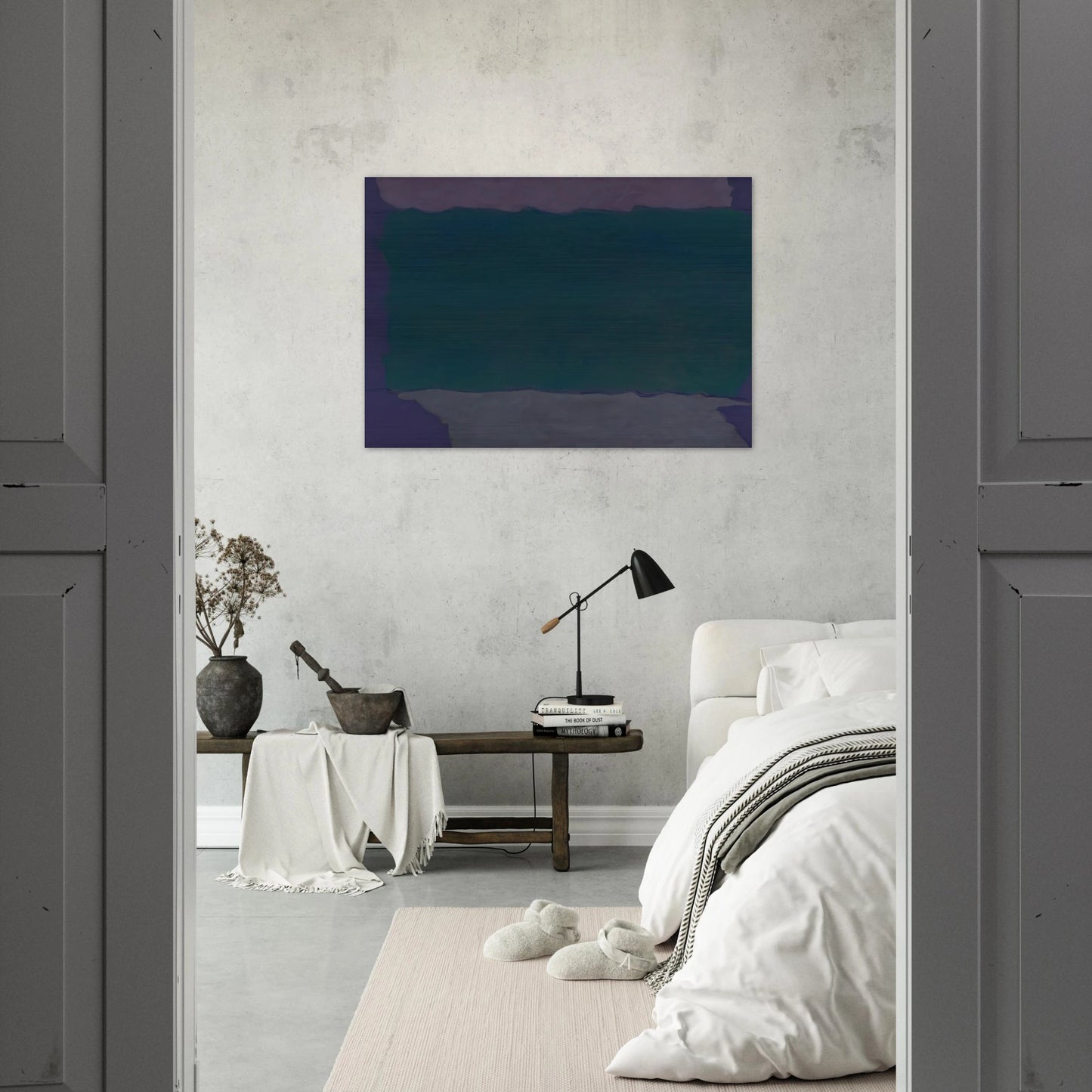 Infinity Field Lefkada Series - 1980 - Theodoros Stamos Brushed Aluminum Print - 70x100 cm / 28x40 inches | Theodoros Stamos Aluminum Print | Theodoros Stamos Prints