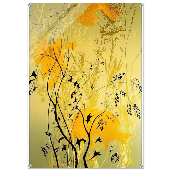 Wild Flowers - Eyvind Earle Acrylic Print - 70x100 cm / 28x40″ inches