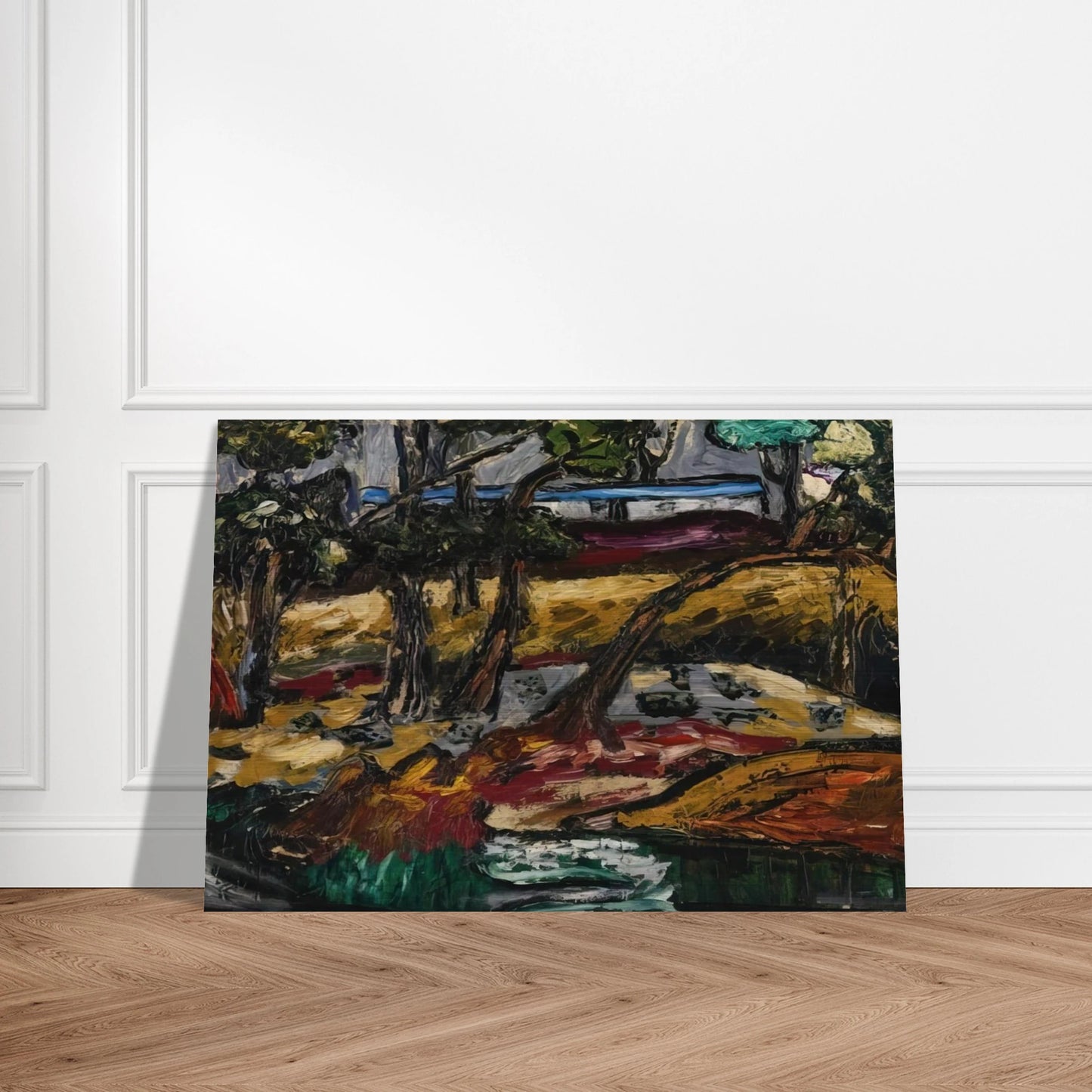 Landscape - Expressionism - Forrest Bess Brushed Aluminum Print - 70x100 cm / 28x40 inches | Forrest Bess Aluminum Print | Forrest Bess Prints