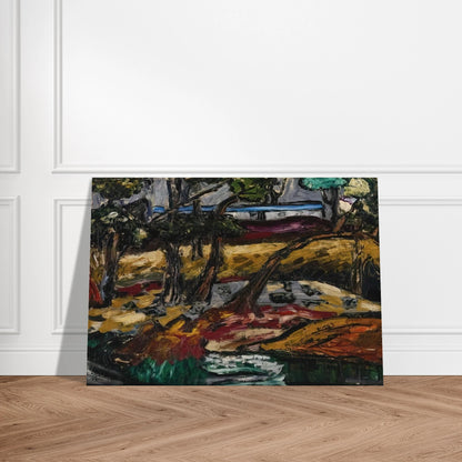 Landscape - Expressionism - Forrest Bess Brushed Aluminum Print - 70x100 cm / 28x40 inches | Forrest Bess Aluminum Print | Forrest Bess Prints