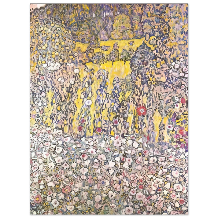 Gustav Klimt - HORTICULTURAL LANDSCAPE WITH A HILLTOP  75x100 cm / 30x40inches Fine Art Poster