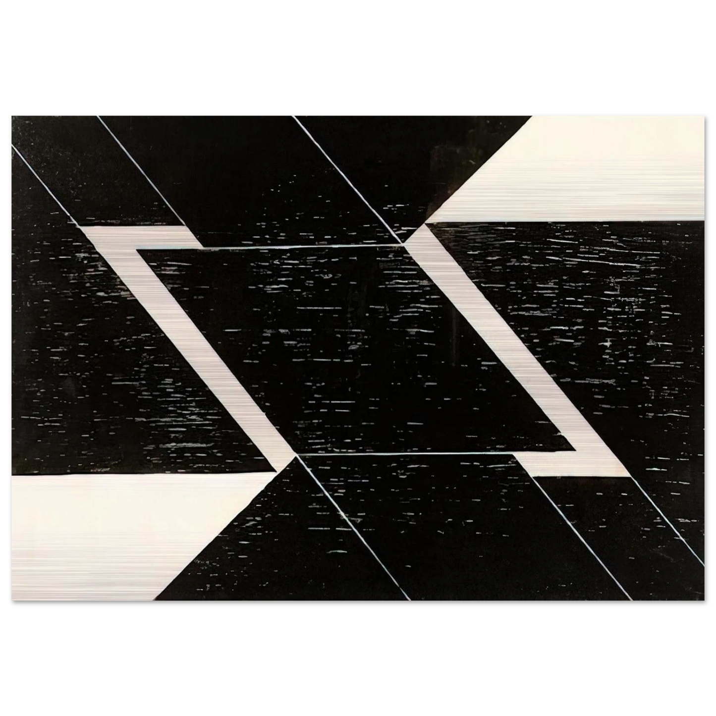 Tecelar - 1955 - Lygia Pape Brushed Aluminum Print - 70x100 cm / 28x40 inches | Lygia Pape Aluminum Print | Lygia Pape Prints