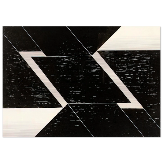 Tecelar - 1955 - Lygia Pape Brushed Aluminum Print - 70x100 cm / 28x40 inches | Lygia Pape Aluminum Print | Lygia Pape Prints