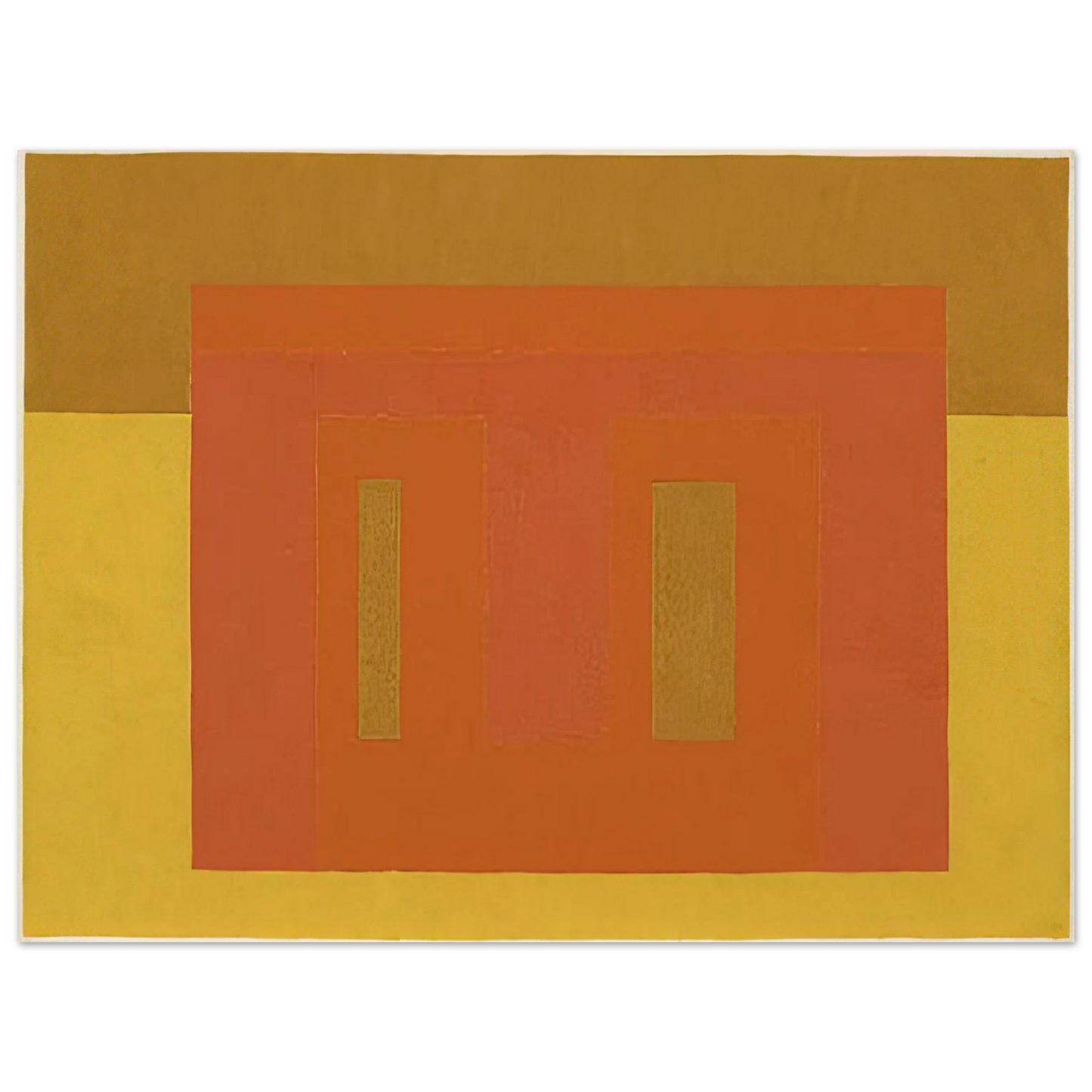 Josef Albers - VARIANT ADOBE SOUTHERN CLIMATE 1948  75x100 cm / 30x40inches Fine Art Poster