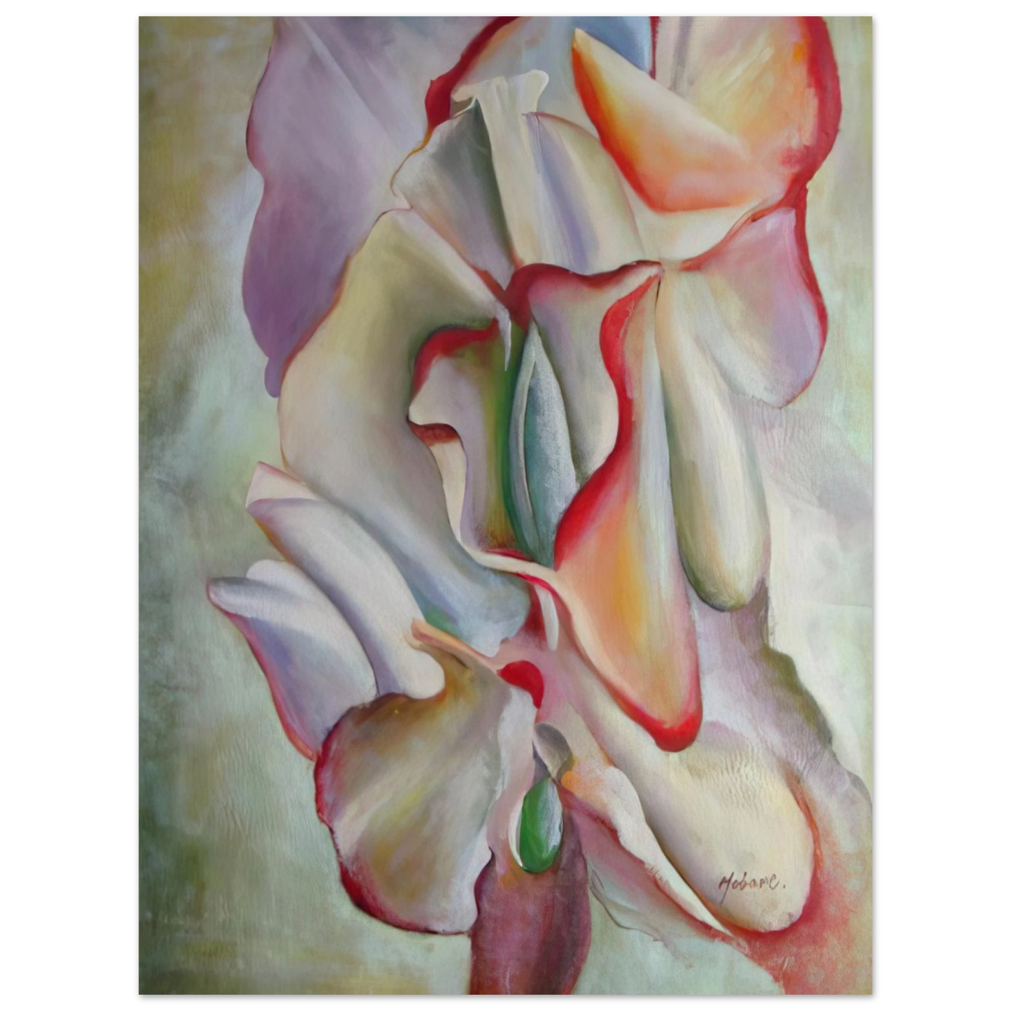 Georgia O'Keeffe - Pink Sweet Peas Fine Art Poster