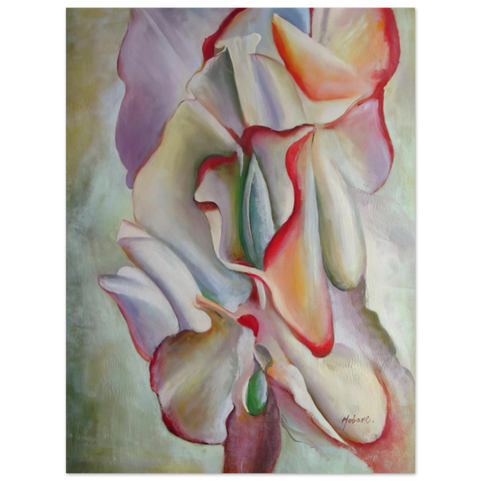 Georgia O'Keeffe - Pink Sweet Peas Fine Art Poster
