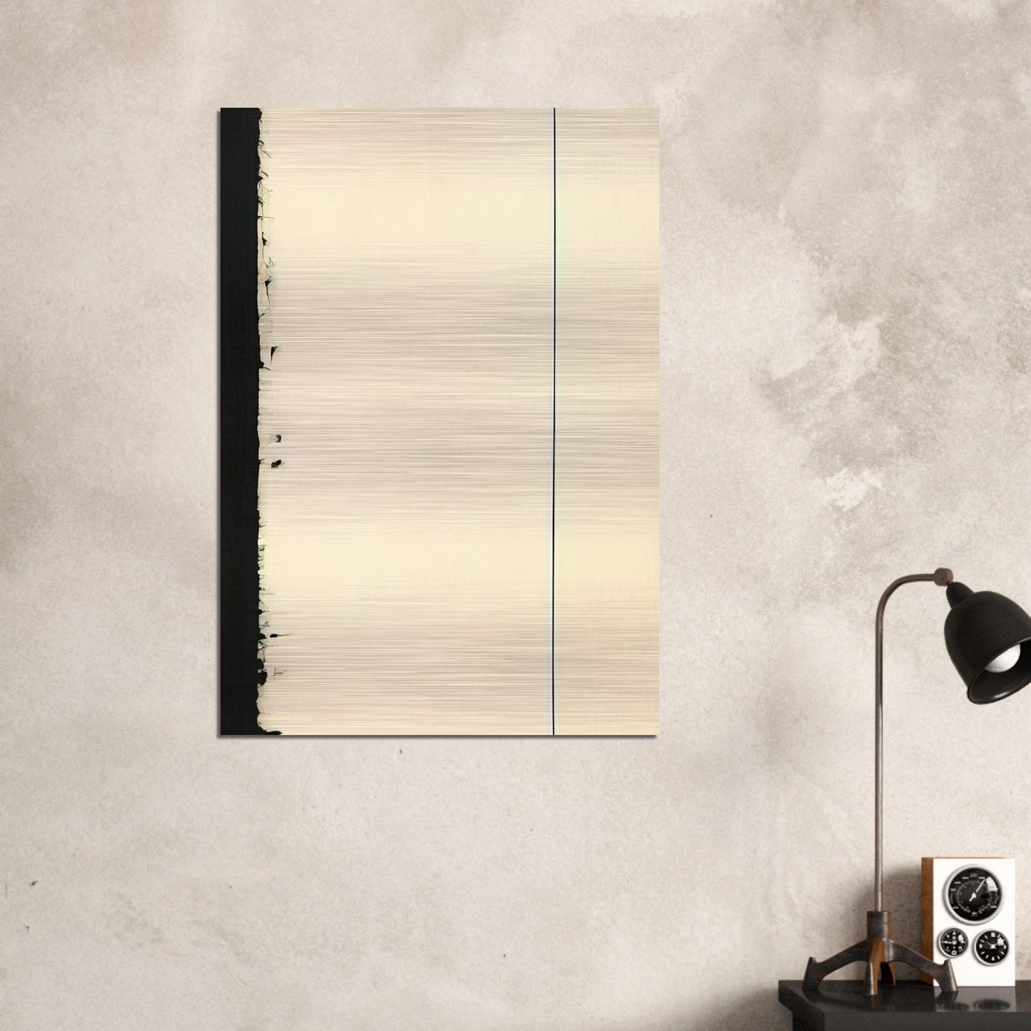 The Station of the Cross - Fifth Station - Barnett Newman Brushed Aluminum Print - 70x100 cm / 28x40 inches | Barnett Newman Aluminum Print | Barnett Newman Prints