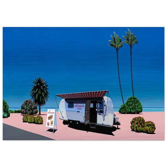 Lemson's Beams - Hiroshi Nagai Brushed Aluminum Print - 70x100 cm / 28x40 inches | Hiroshi Nagai Aluminum Print | Hiroshi Nagai Prints