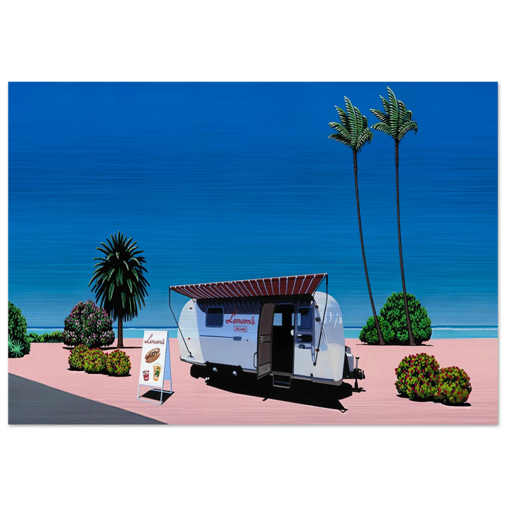 Lemson's Beams - Hiroshi Nagai Brushed Aluminum Print - 70x100 cm / 28x40 inches | Hiroshi Nagai Aluminum Print | Hiroshi Nagai Prints