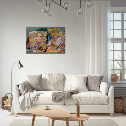 Pearlie - Sam Gilliam Brushed Aluminum Print - 70x100 cm / 28x40 inches | Sam Gilliam Aluminum Print | Sam Gilliam Prints