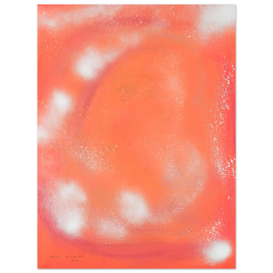 Yayoi Kusama - WOMAN IN THE WIND 1977 Fine Art Poster