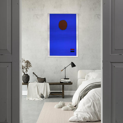 Blue Night - 1970 - Adolph Gottlieb Brushed Aluminum Print - 70x100 cm / 28x40 inches | Adolph Gottlieb Aluminum Print | Adolph Gottlieb Prints