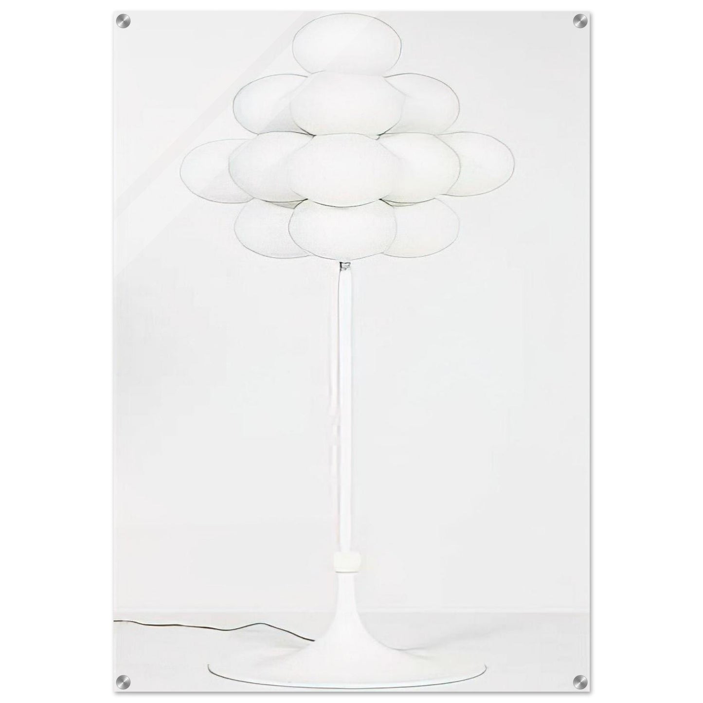 Floor Lamp - 1960 - Max Bill Acrylic Print - 70x100 cm / 28x40″ inches | Max Bill Wall Art | Max Bill Prints
