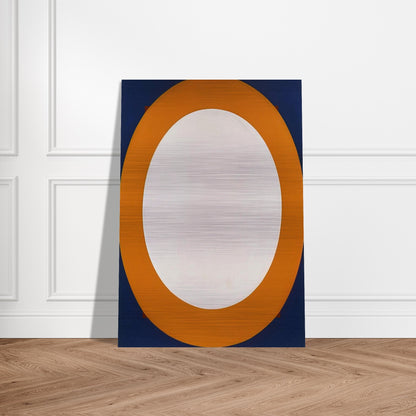 Mao - Al Held Brushed Aluminum Print - 70x100 cm / 28x40 inches | Al Held Aluminum Print | Al Held Prints