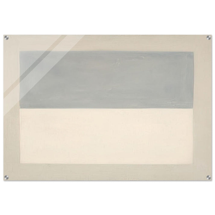 Rain  Study  - Agnes Martin Acrylic Print - 70x100 cm / 28x40″ inches
