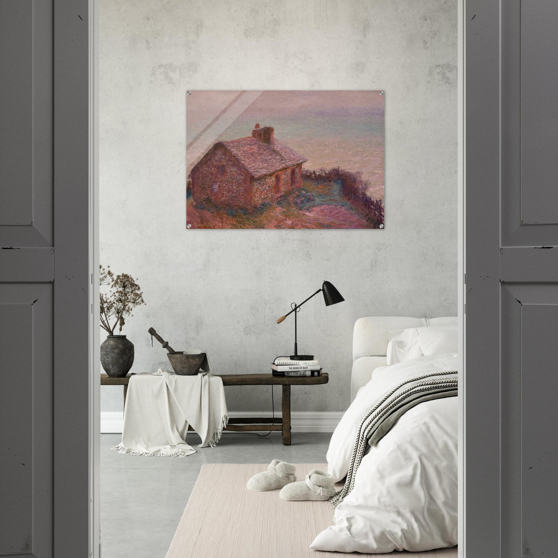 Customs House at Varengaville - claude monet Acrylic Print - 70x100 cm / 28x40″ inches