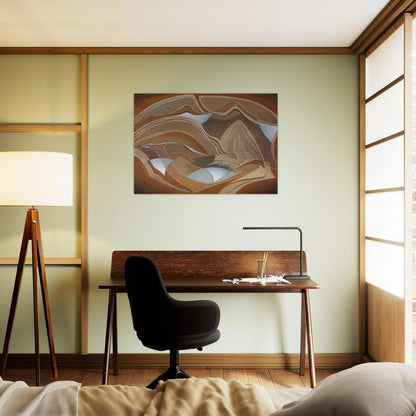 Nature Rhythms - 1950 - Lawren Harris Brushed Aluminum Print - 70x100 cm / 28x40 inches | Lawren Harris Aluminum Print | Lawren Harris Prints