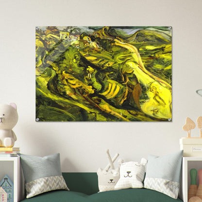 ROAD AT CAGNES - Chaim Soutine Acrylic Print - 70x100 cm / 28x40″ inches | Chaim Soutine Wall Art | Chaim Soutine Prints