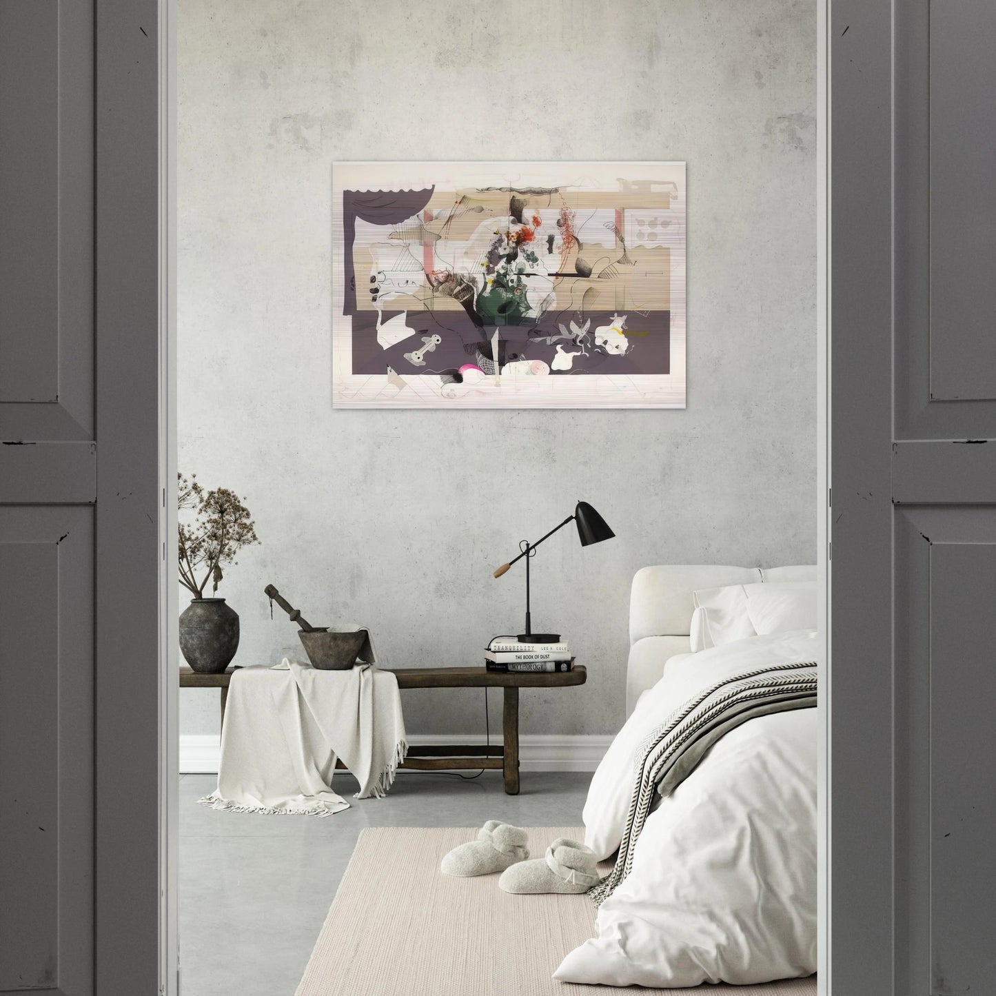 Seminar in collaboration with Richard Hamilton - 1971 - Dieter Roth Brushed Aluminum Print - 70x100 cm / 28x40 inches | Dieter Roth Aluminum Print | Dieter Roth Prints