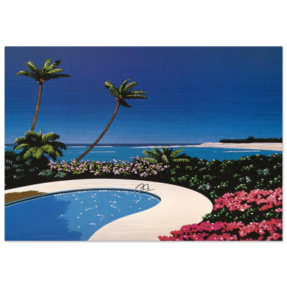 Fall of Sound - Hiroshi Nagai Brushed Aluminum Print - 70x100 cm / 28x40 inches | Hiroshi Nagai Aluminum Print | Hiroshi Nagai Prints