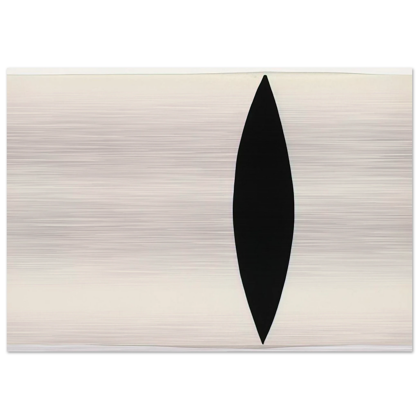 Mandorla Form - Ellsworth Kelly Brushed Aluminum Print - 70x100 cm / 28x40 inches | Ellsworth Kelly Aluminum Print | Ellsworth Kelly Prints