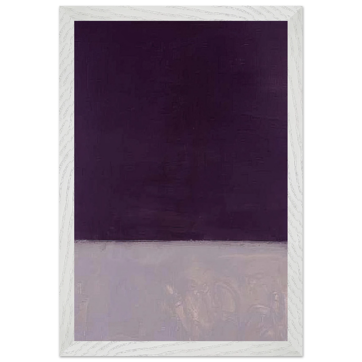 Mark Rothko - Untitled Black and Gray - 1970 Wall Art - 30x40 cm / 12x16 inches - Premium Wooden Framed Poster With Fine Art Paper-canvas - Wood frame