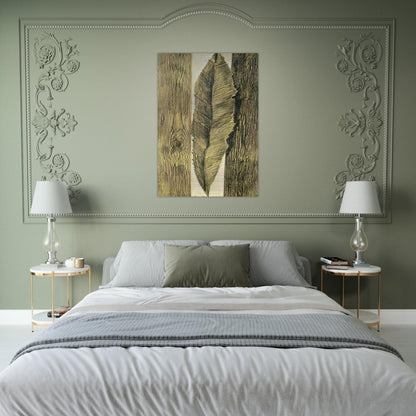 Leaf customs - Max Ernst Brushed Aluminum Print - 70x100 cm / 28x40 inches | Max Ernst Aluminum Print | Max Ernst Prints