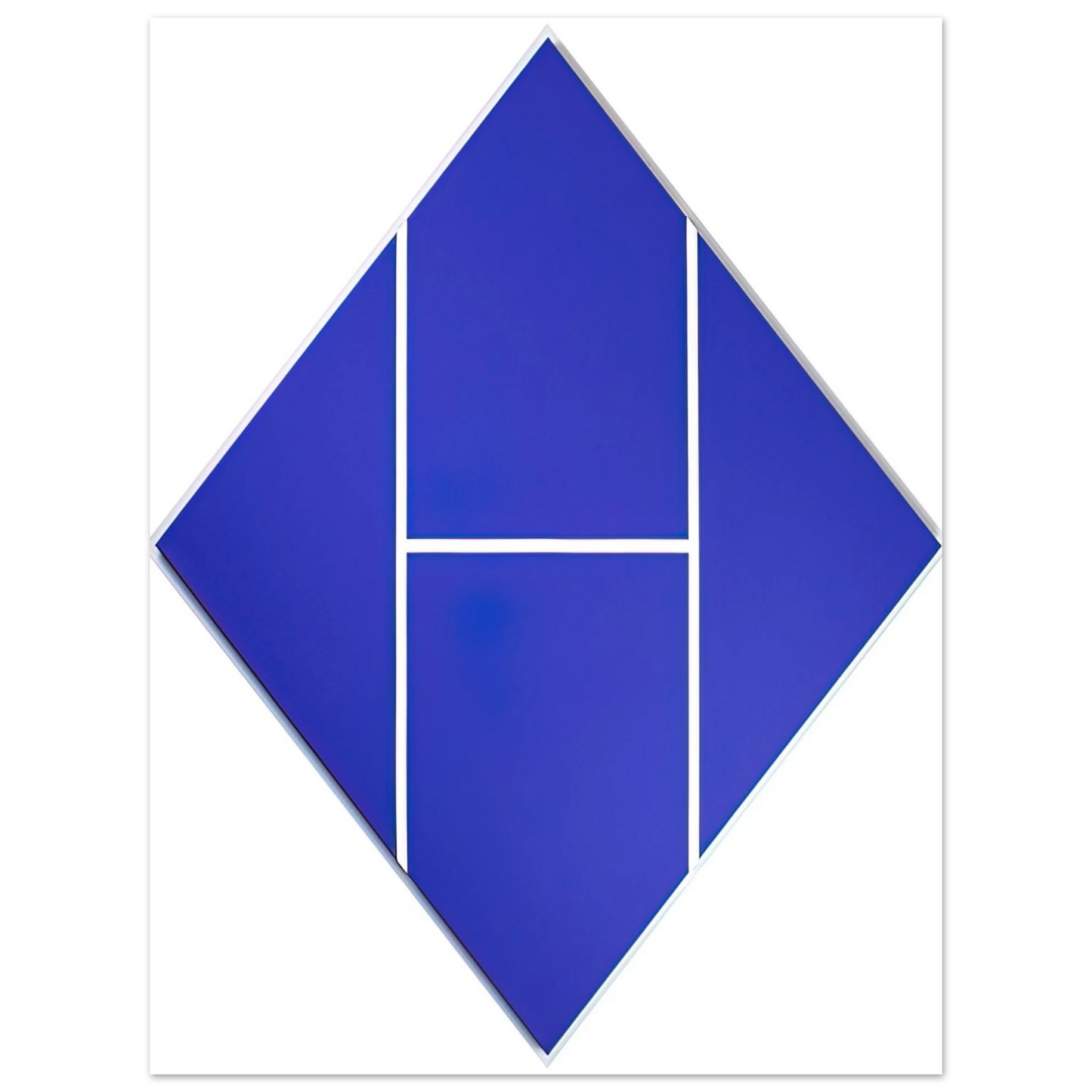 Carmen Herrera - Cobalt - 1982  75x100 cm / 30x40inches Fine Art Poster