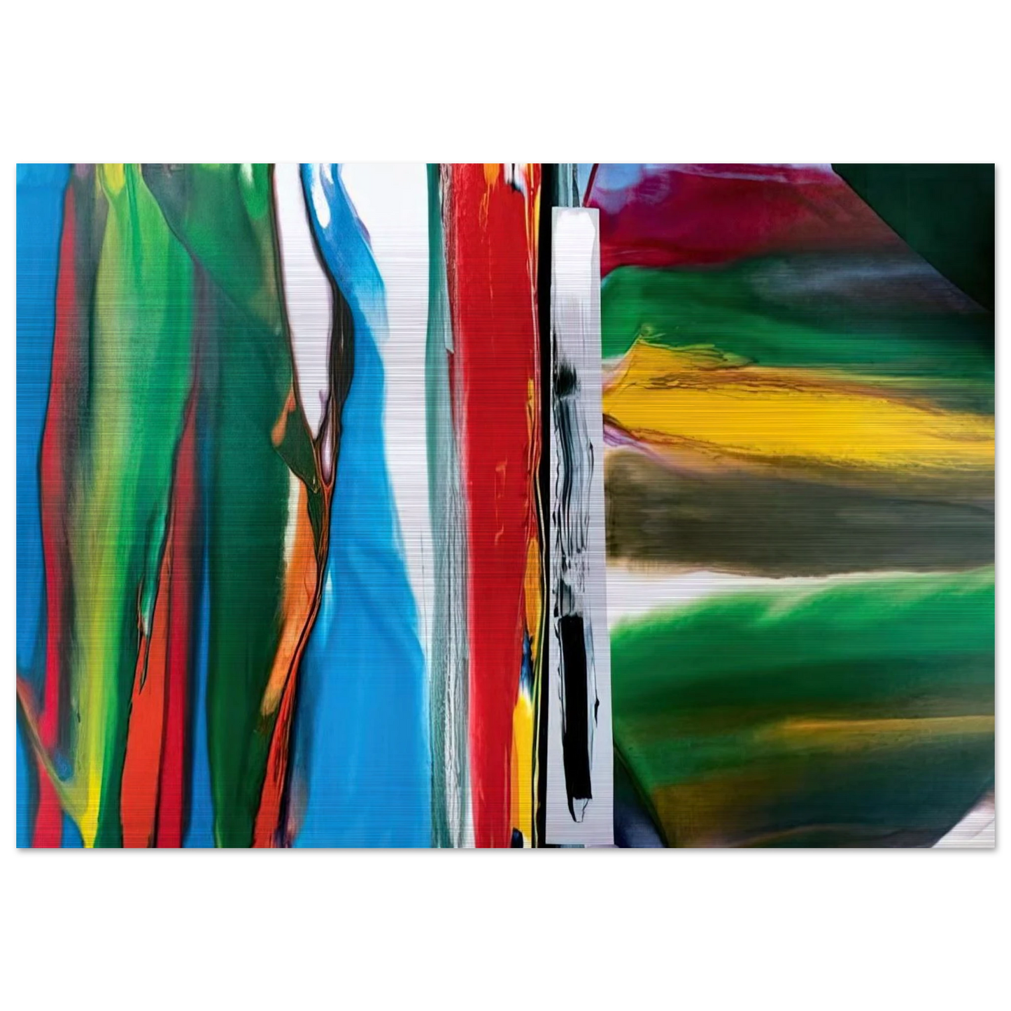 Phenomena Astral Tundra - Paul Jenkins Brushed Aluminum Print - 70x100 cm / 28x40 inches | Paul Jenkins Aluminum Print | Paul Jenkins Prints