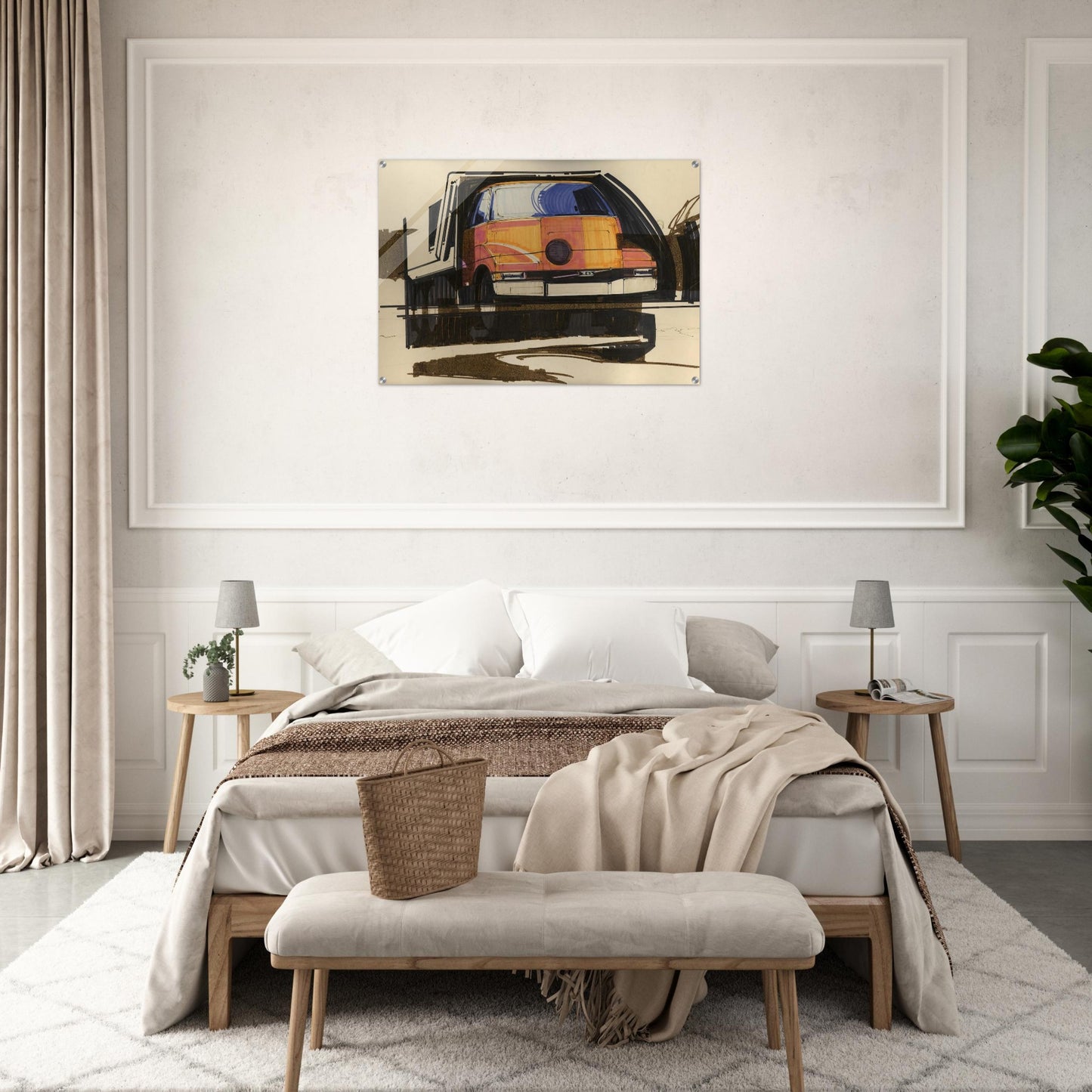 Syd Mead - Syd Mead Acrylic Print - 70x100 cm / 28x40″ inches | Syd Mead Wall Art | Syd Mead Prints