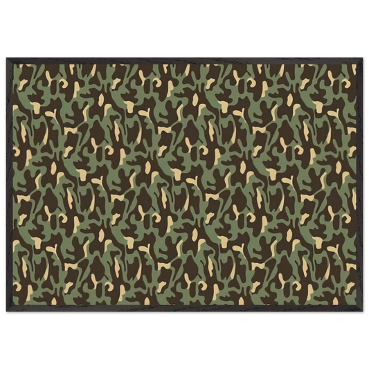 MIMETICO - Alighiero Boetti 70x100 cm / 28x40 inches Framed Art Print – Black Wooden Frame