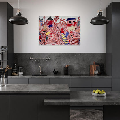 SUCCESSFUL CAMPAIGN - Jean Dubuffet Acrylic Print - 70x100 cm / 28x40″ inches